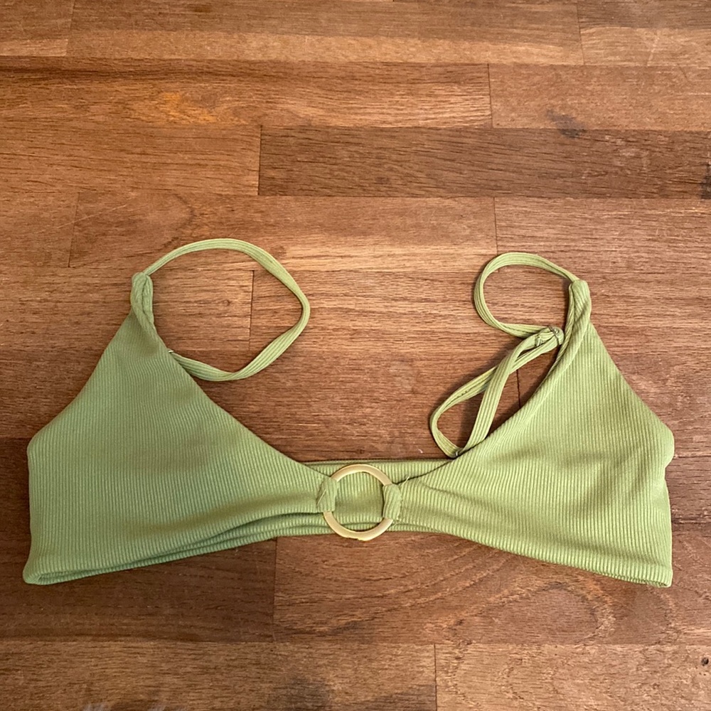 green bikini top